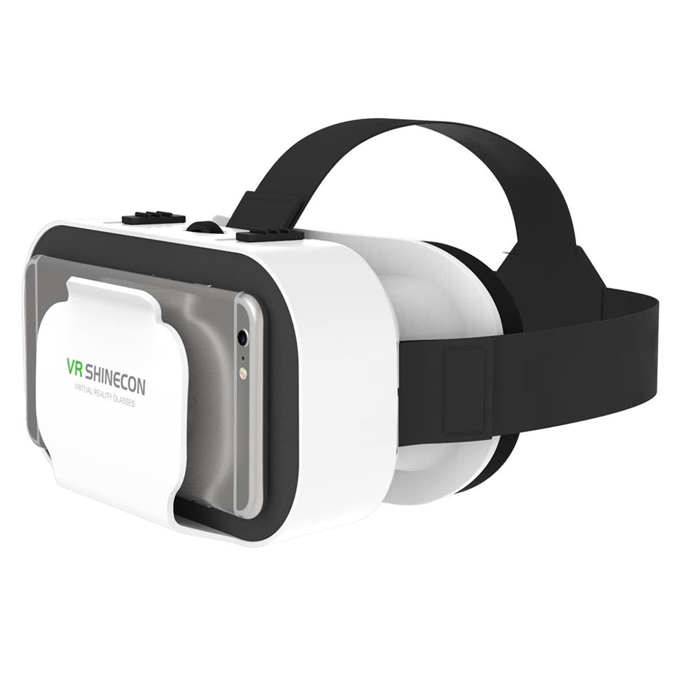 G05A VR Goggles Universal VR Headset Portable Virtual Reality Glasses for 3D Games HD Movies Compatible with 4.7"-6.5'' Mobile Phones (051 Remote Control Version) G05A VR Goggles Universal VR Headset Portable Virtual Reality Glasses for 3D Games HD Movies Compatible with 4.7"-6.5'' Mobile Phones (051 Remote Control Version)